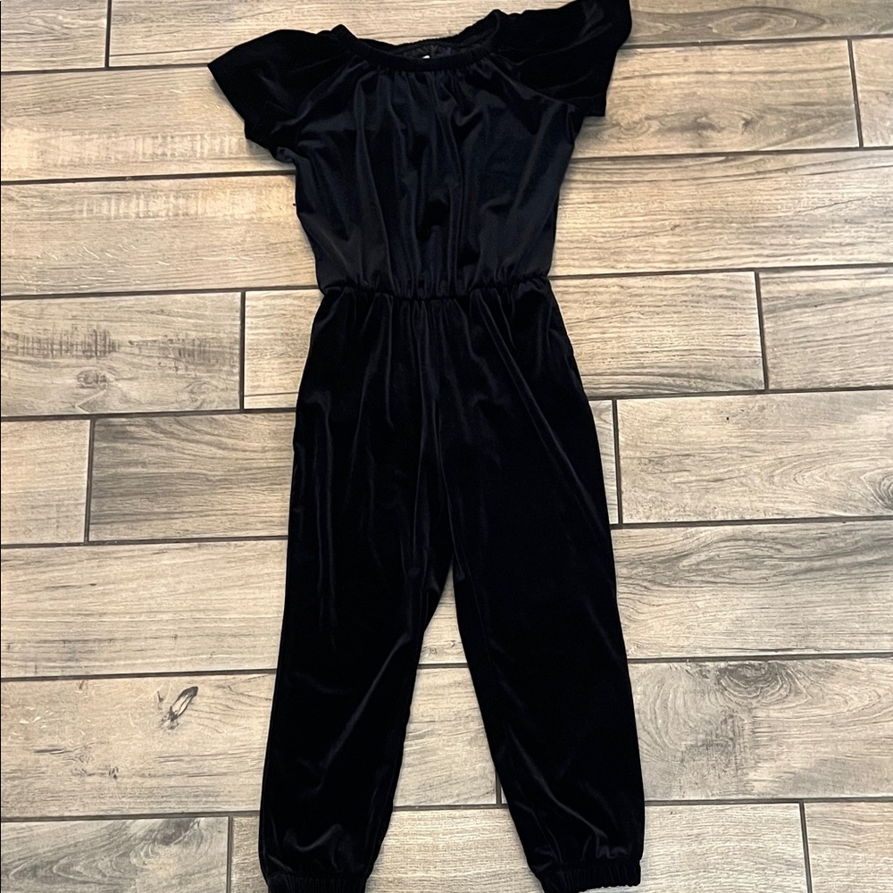 GAP Black Velvet Jumpsuit for Kids